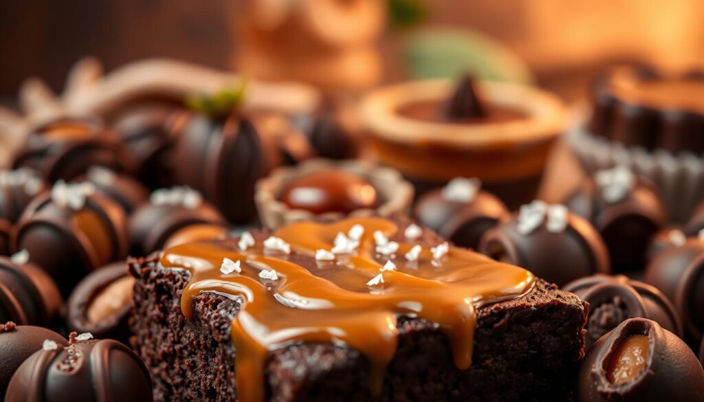 Dark Chocolate Caramel Desserts