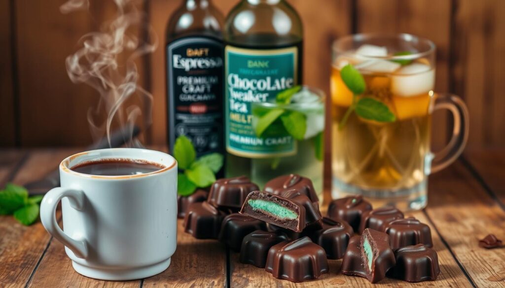 Dark Chocolate Mint Meltaways Beverage Pairings