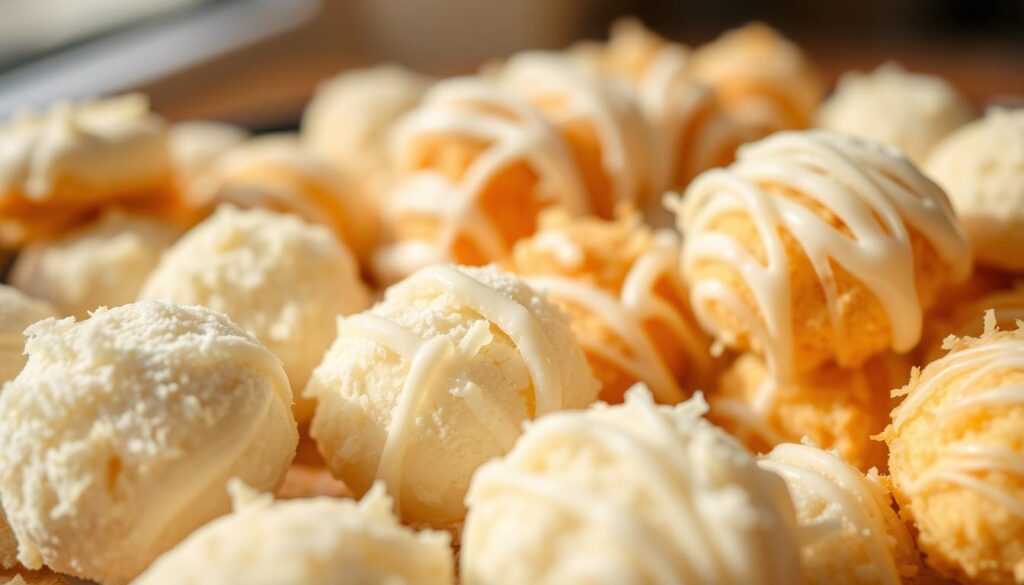 White Chocolate Coconut Macaroon Variations
