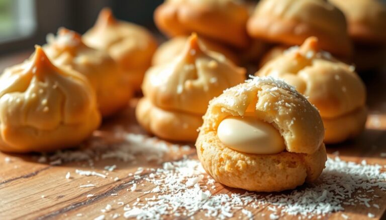 White Chocolate Coconut Macaroons