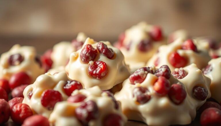 White Chocolate Cranberry Clusters