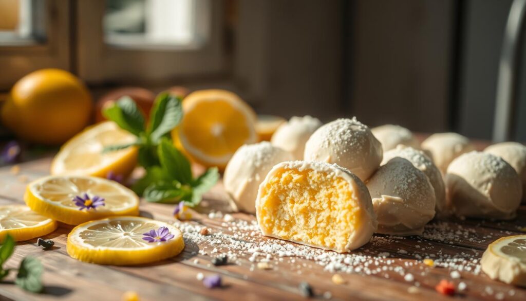 Lemon White Chocolate Truffles for Summer Dinner Party