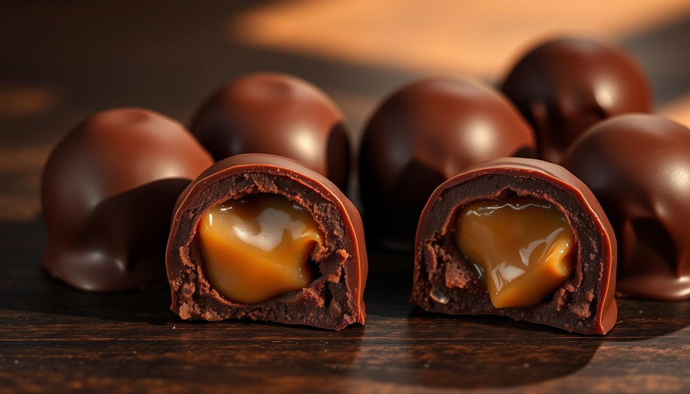 Milk Chocolate Caramel Truffles