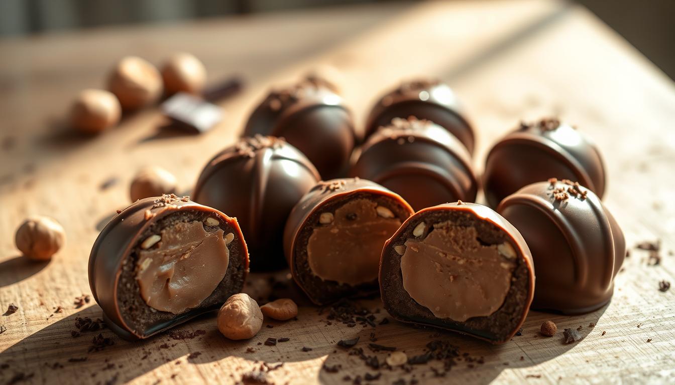 Milk Chocolate Hazelnut Truffles