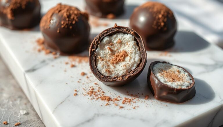 Mint Dark Chocolate Truffles