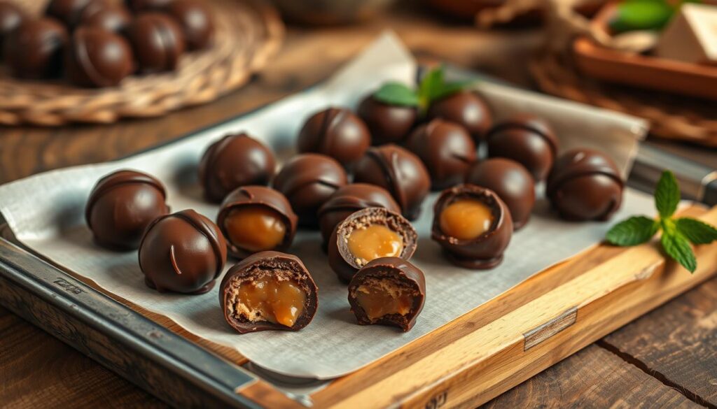 homemade chocolate truffles