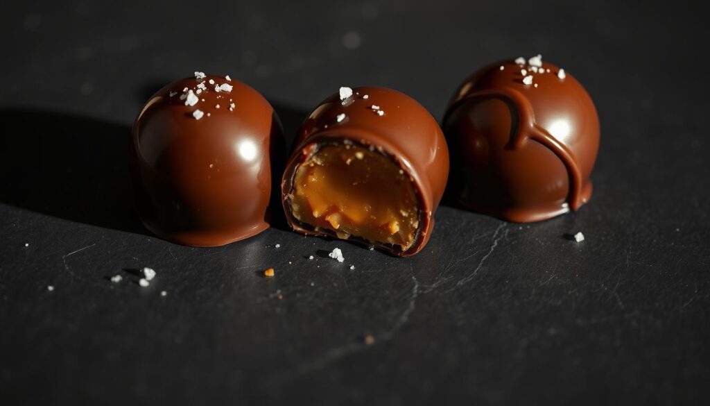 salted caramel truffles salted caramel truffles