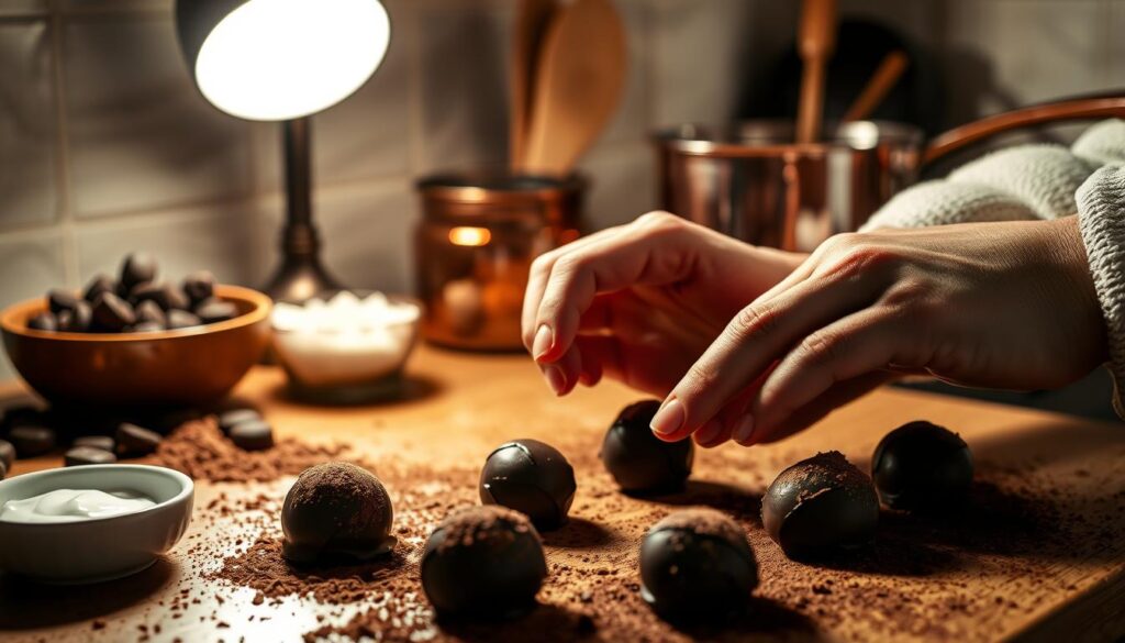truffle-making