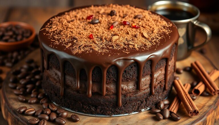 Cinnamon Coffee Chocoalte Cake