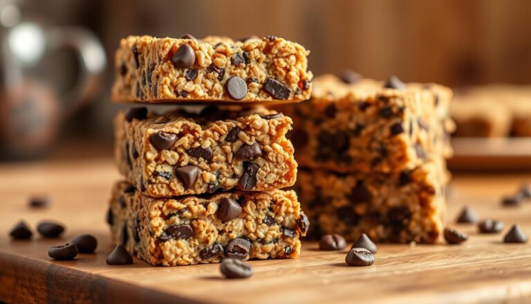 Coffee Chocolate Chip Granola Bars