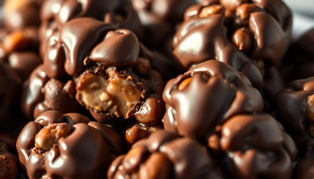 Hazelnut Praline Coffee Chocolate Clusters