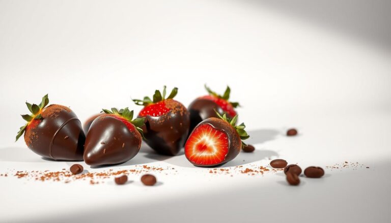 Mocha Chocolate Dipped Strawberries