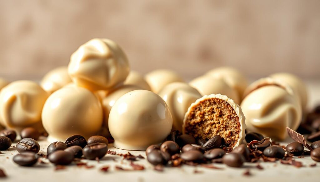 White Chocolate Coffee Candy Truffles