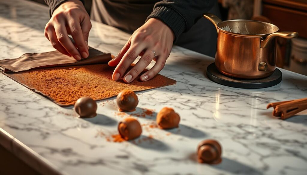 artisanal truffle process