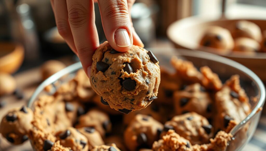 chocolate chip cookie dough techniques