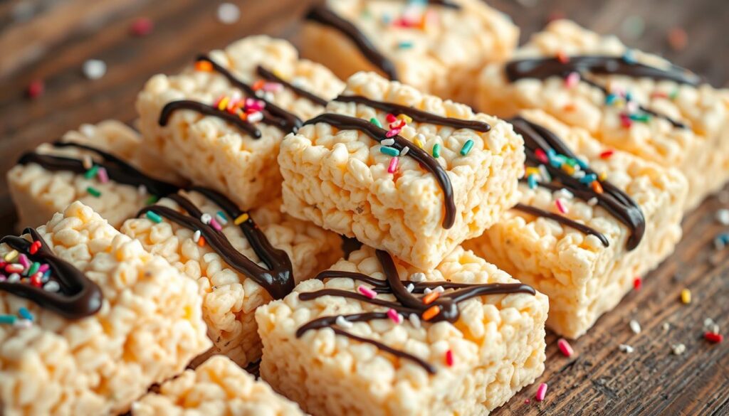 festive rice krispie treats
