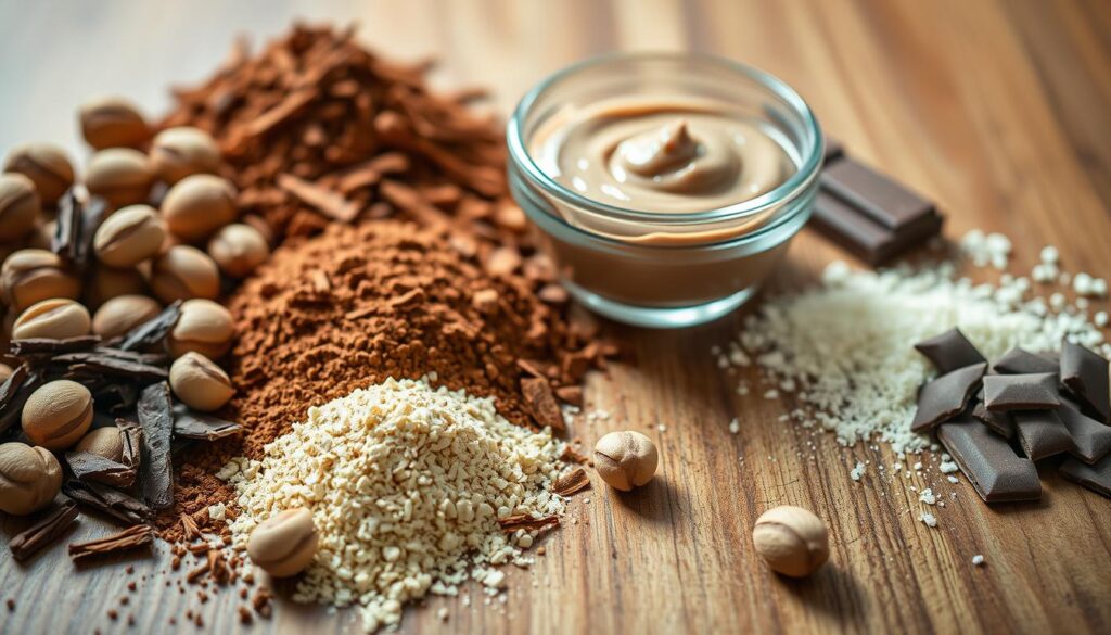 homemade chocolate hazelnut truffles ingredients