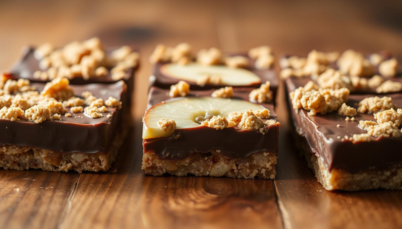 Chocolate Apple Crisp Bars