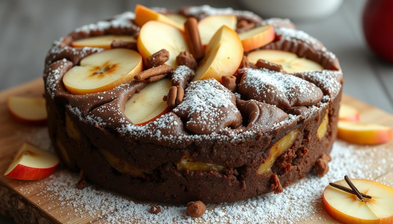 Chocolate Apple Spice Cake