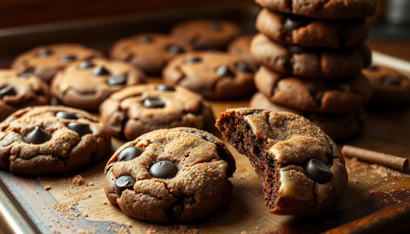 Chocolate Pumpkin Spice Cookies