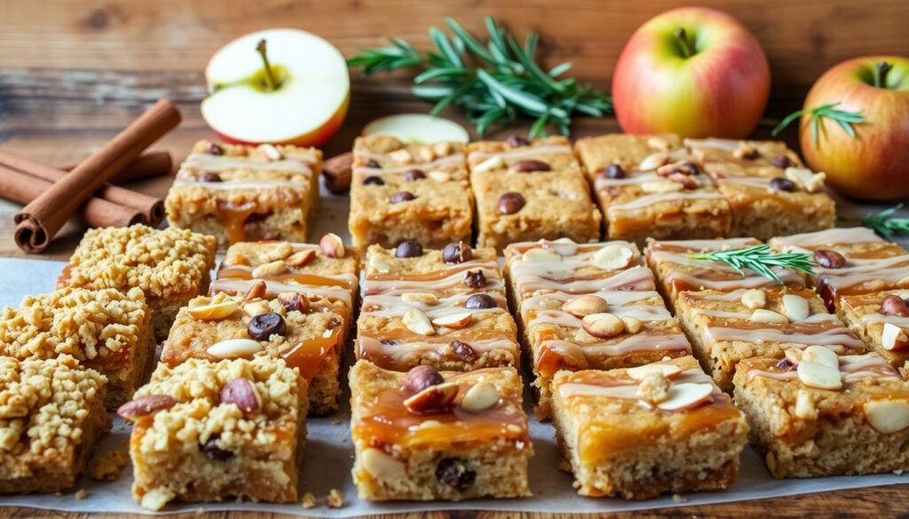 apple pie bar variations and toppings