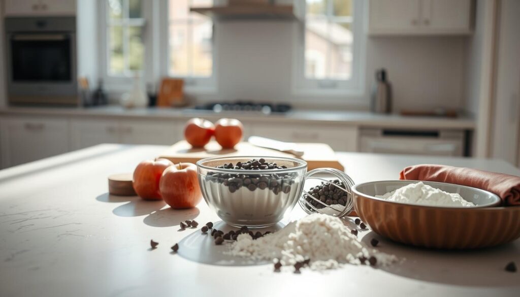 preparing baking ingredients preparing baking ingredients