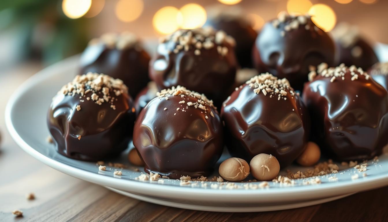 Dark Chocolate Rum Balls
